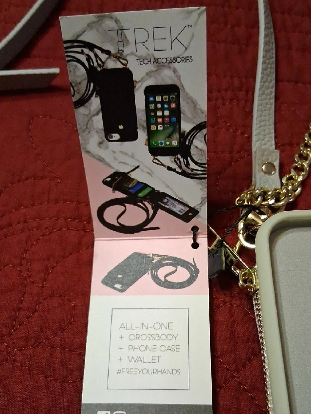 iphone 6+/7+/8+ All-in-One Crossbody Phone Case & Wallet